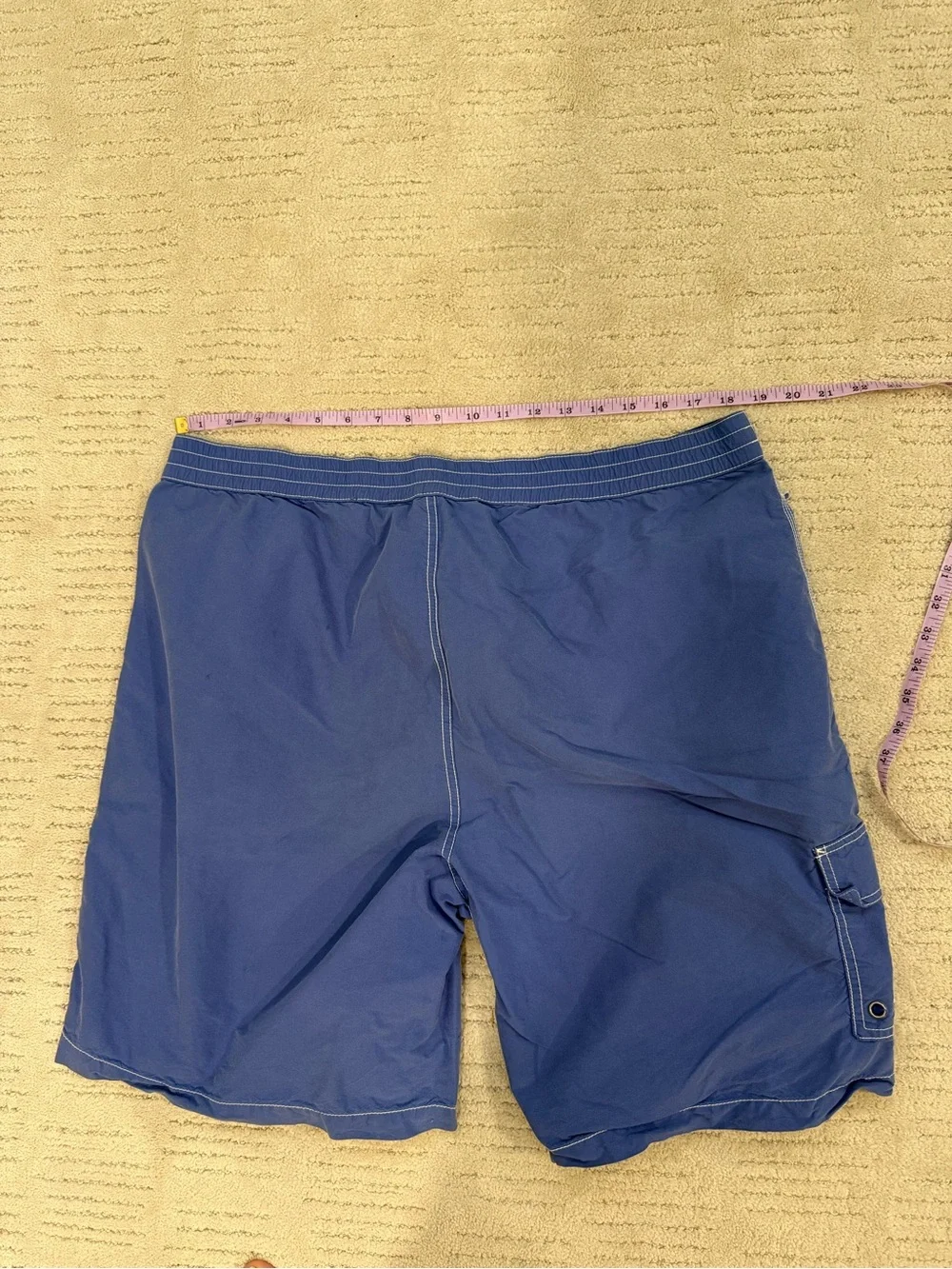 Vintage Polo Ralph Lauren Blue Italy Number 3 Men’s Swim Trunks